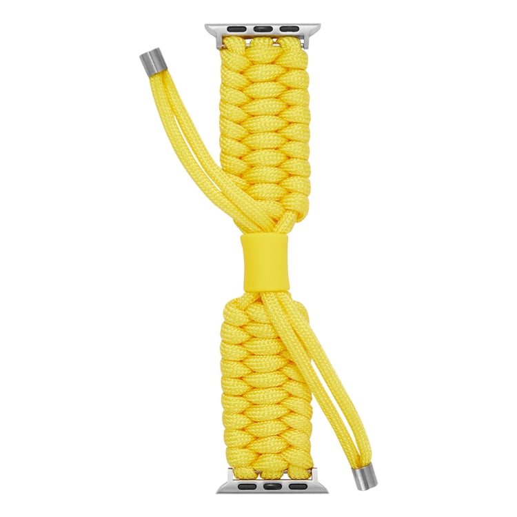 Stretch Plain Silicone Bean Watch Band For Apple Watch 7 45mm(Yellow) -  by PMC TechLife | Online Shopping South Africa | PMC TechLife