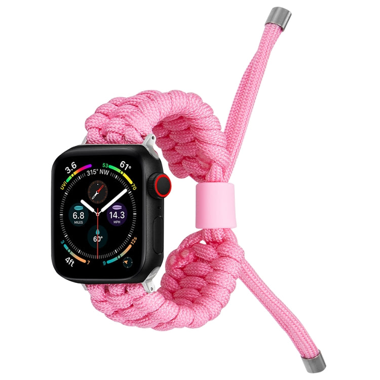 Stretch Plain Silicone Bean Watch Band For Apple Watch SE 2022 40mm(Light Pink) -  by PMC TechLife | Online Shopping South Africa | PMC TechLife
