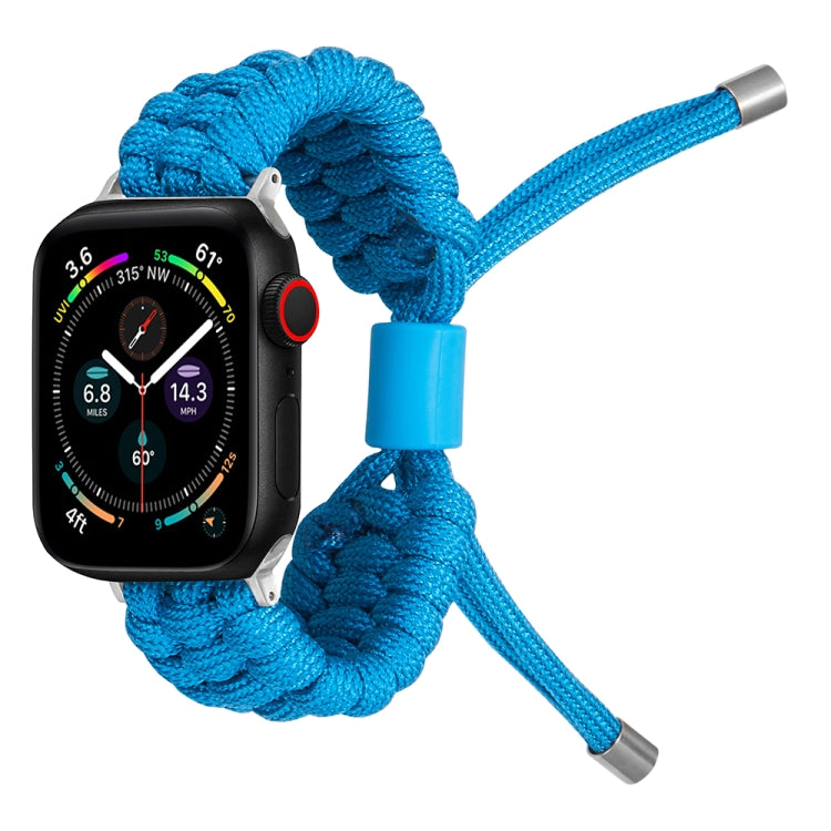 Stretch Plain Silicone Bean Watch Band For Apple Watch SE 44mm(Sky Blue) -  by PMC TechLife | Online Shopping South Africa | PMC TechLife