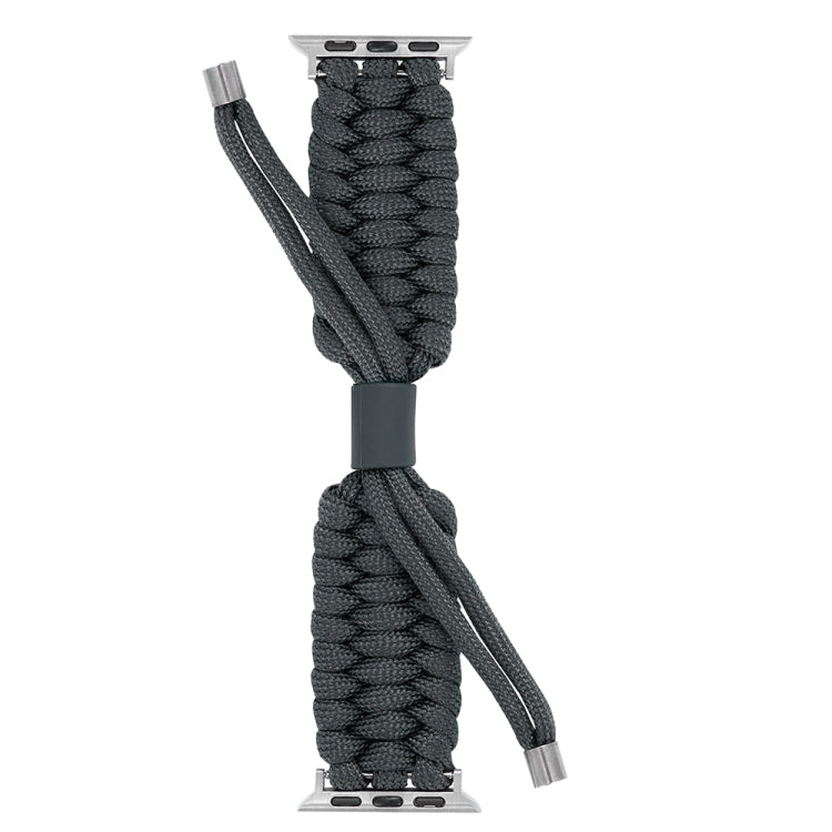 Stretch Plain Silicone Bean Watch Band For Apple Watch 5 40mm(Dark Grey) -  by PMC TechLife | Online Shopping South Africa | PMC TechLife