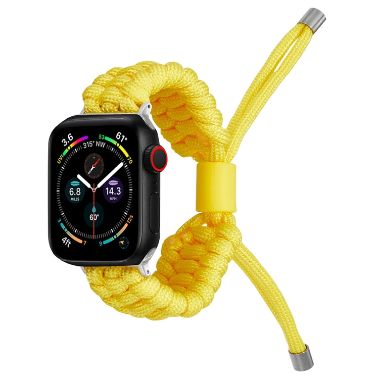 Stretch Plain Silicone Bean Watch Band For Apple Watch 5 44mm(Yellow) -  by PMC TechLife | Online Shopping South Africa | PMC TechLife
