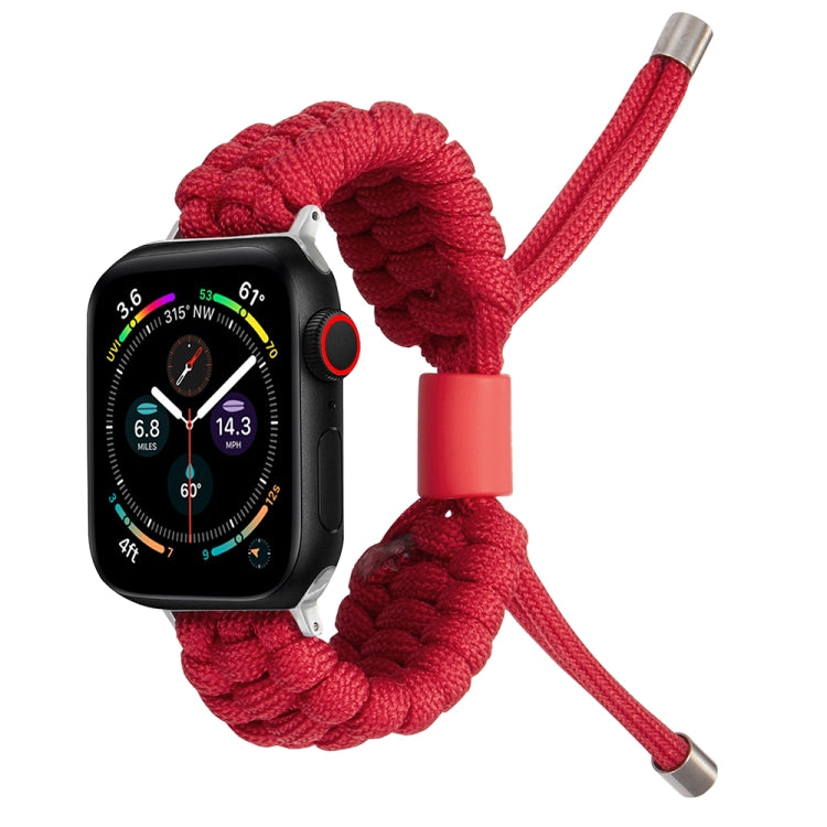 Stretch Plain Silicone Bean Watch Band For Apple Watch 4 44mm(Red) -  by PMC TechLife | Online Shopping South Africa | PMC TechLife