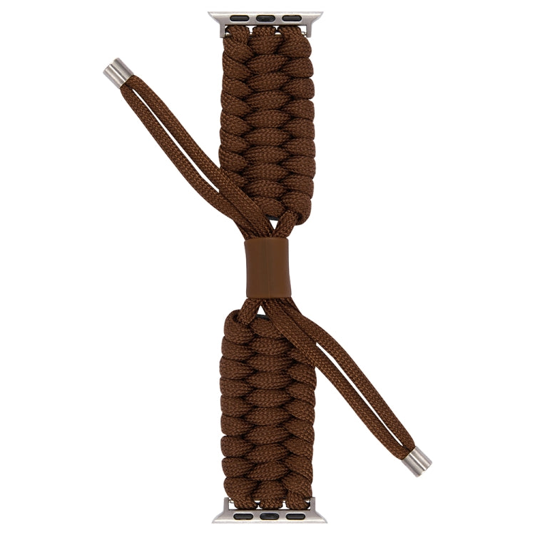 Stretch Plain Silicone Bean Watch Band For Apple Watch 4 44mm(Coffee Brown) -  by PMC TechLife | Online Shopping South Africa | PMC TechLife