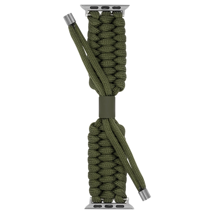 Stretch Plain Silicone Bean Watch Band For Apple Watch 3 42mm(Army Green) -  by PMC TechLife | Online Shopping South Africa | PMC TechLife