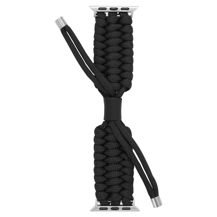 Stretch Plain Silicone Bean Watch Band For Apple Watch 2 38mm(Black) -  by PMC TechLife | Online Shopping South Africa | PMC TechLife