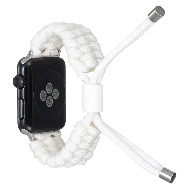 Stretch Plain Silicone Bean Watch Band For Apple Watch 42mm(White) -  by PMC TechLife | Online Shopping South Africa | PMC TechLife