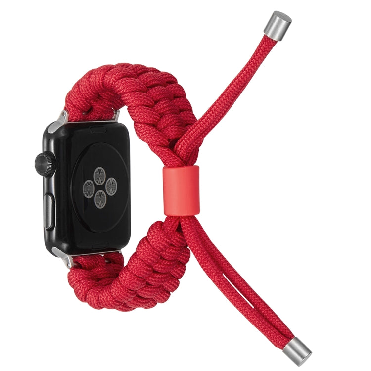 Stretch Plain Silicone Bean Watch Band For Apple Watch 42mm(Red) -  by PMC TechLife | Online Shopping South Africa | PMC TechLife