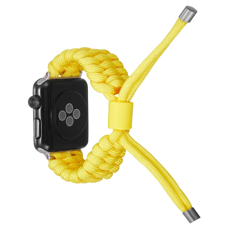 Stretch Plain Silicone Bean Watch Band For Apple Watch 42mm(Yellow) -  by PMC TechLife | Online Shopping South Africa | PMC TechLife