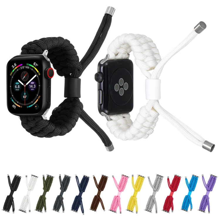Stretch Plain Silicone Bean Watch Band For Apple Watch SE 2023 44mm(Light Pink) - Watch Bands by PMC TechLife | Online Shopping South Africa | PMC TechLife