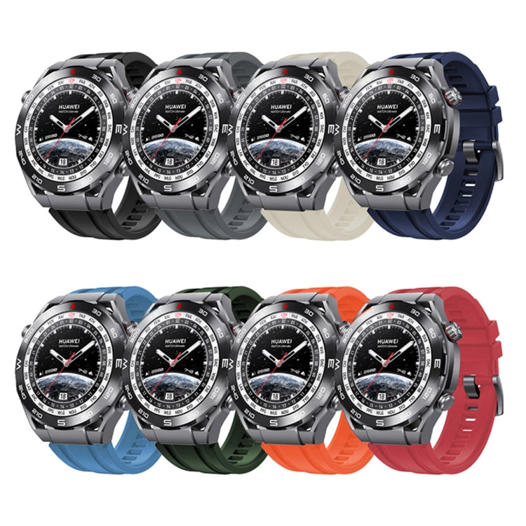2pcs Regular Style For Huawei Watch Ultimate Silicone Replacement Watch Band(Starlight Color) -  by PMC TechLife | Online Shopping South Africa | PMC TechLife