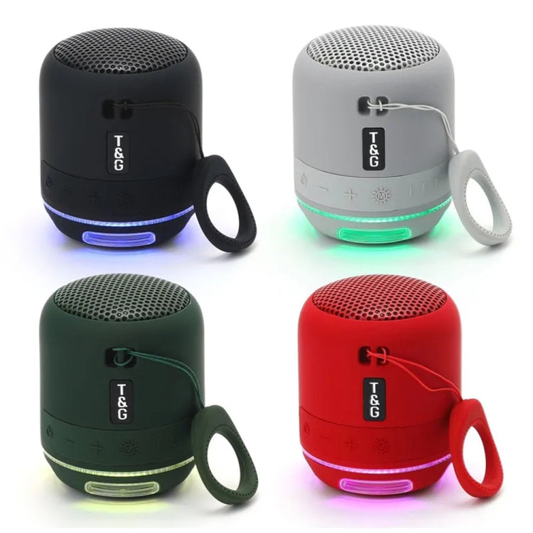 T&G TG294 TWS LED Mini Portable Wireless Stereo Sound Outdoor Speaker(Dark Green) - Mini Speaker by T&G | Online Shopping South Africa | PMC Jewellery