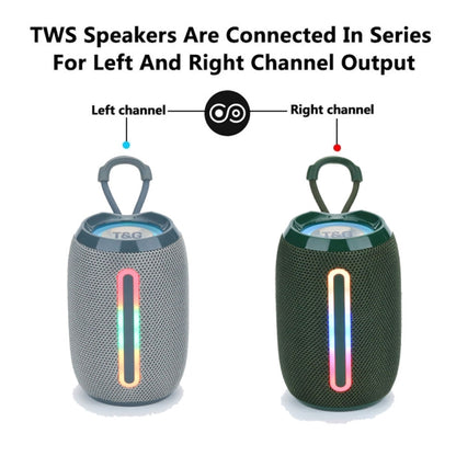 T&G TG653 TWS LED Mini Portable Wireless Stereo Sound Outdoor Speaker(Black) - Mini Speaker by T&G | Online Shopping South Africa | PMC Jewellery