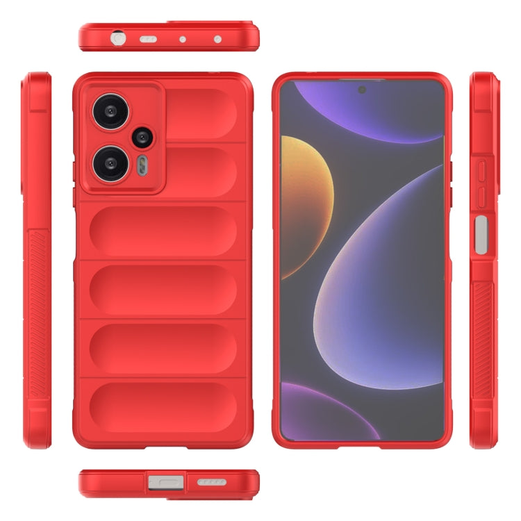 For Xiaomi Redmi Note 12 Turbo Magic Shield TPU + Flannel Phone Case(White) - free shipping - PMC TechLife - Order now!