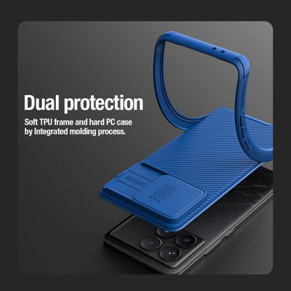 For Xiaomi Redmi K70 / K70 Pro NILLKIN CamShield Pro PC Phone Case(Blue) - K70 Pro Cases by NILLKIN | Online Shopping South Africa | PMC Jewellery