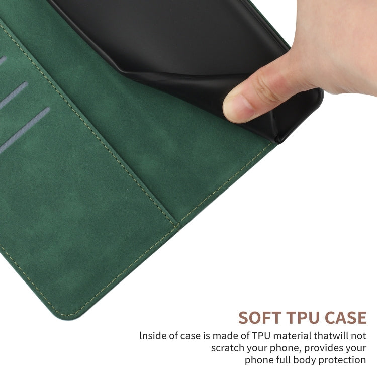 For Samsung Galaxy S22+ 5G Stitching Embossed Leather Phone Case(Green) - free shipping - PMC TechLife - Order now!