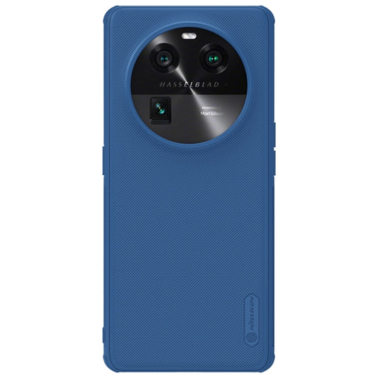 For OPPO Find X6 NILLKIN Frosted Shield Pro PC + TPU Phone Case(Blue) - OPPO Cases by NILLKIN | Online Shopping South Africa | PMC Jewellery