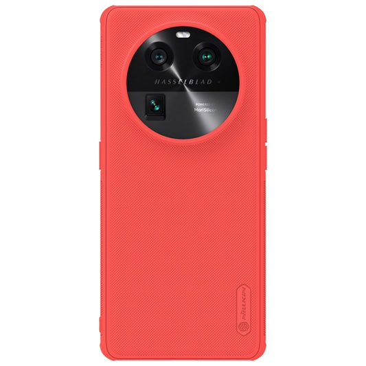 For OPPO Find X6 NILLKIN Frosted Shield Pro PC + TPU Phone Case(Red) - OPPO Cases by NILLKIN | Online Shopping South Africa | PMC Jewellery