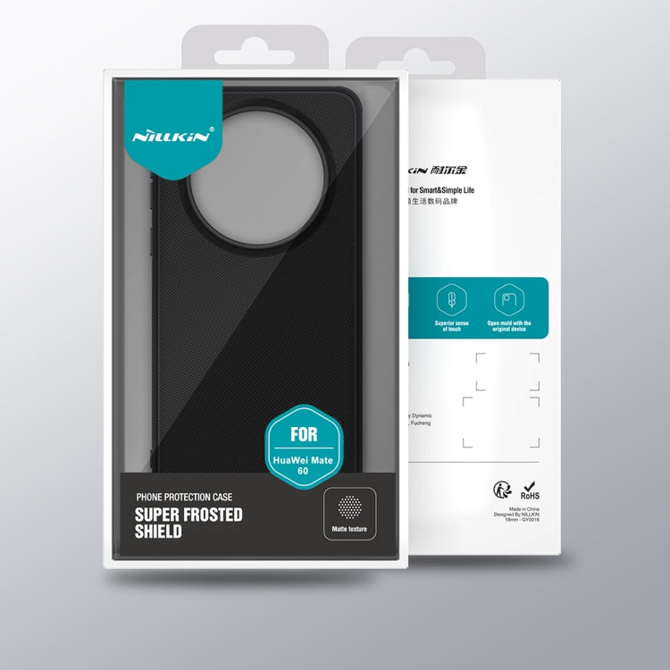 For Huawei Mate 60 NILLKIN Frosted Shield Pro PC + TPU Phone Case(Red) - Huawei Cases by NILLKIN | Online Shopping South Africa | PMC TechLife | Buy Now Pay Later Mobicred