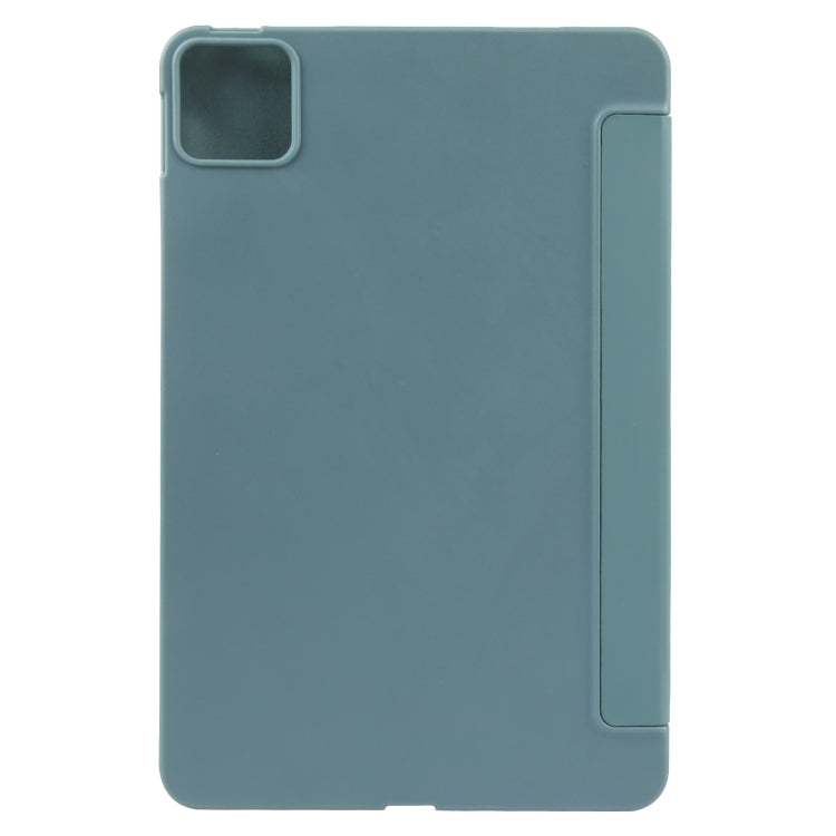 For Xiaomi Pad 6 / Pad 6 Pro Three-fold Holder Flip Tablet Leather Case(Dark Green) - free shipping - PMC TechLife - Order now!