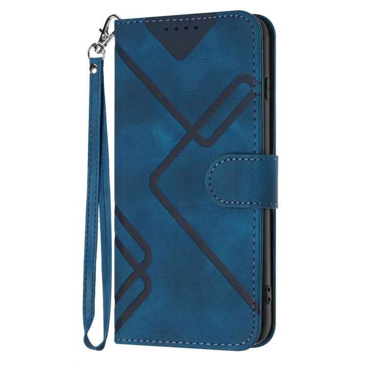For Honor X8 4G/X30i/Play6T Pro Line Pattern Skin Feel Leather Phone Case(Royal Blue) - free shipping - PMC TechLife - Order now!