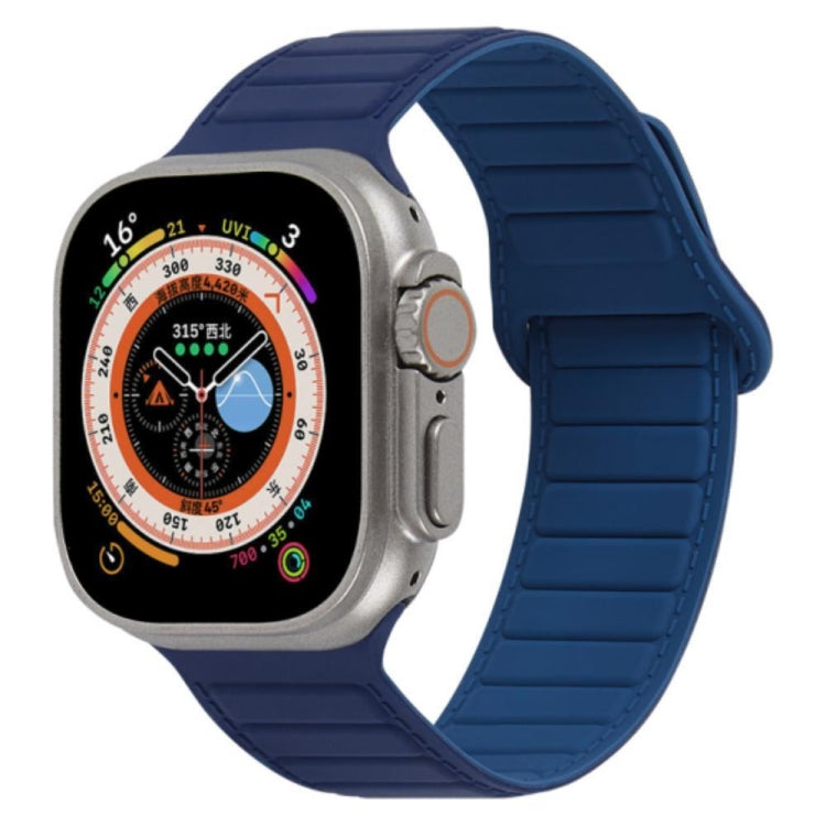 For Apple Watch 3 38mm Loop Magnetic Silicone Watch Band(Navy Blue) - Watch Bands by PMC TechLife | Online Shopping South Africa | PMC TechLife