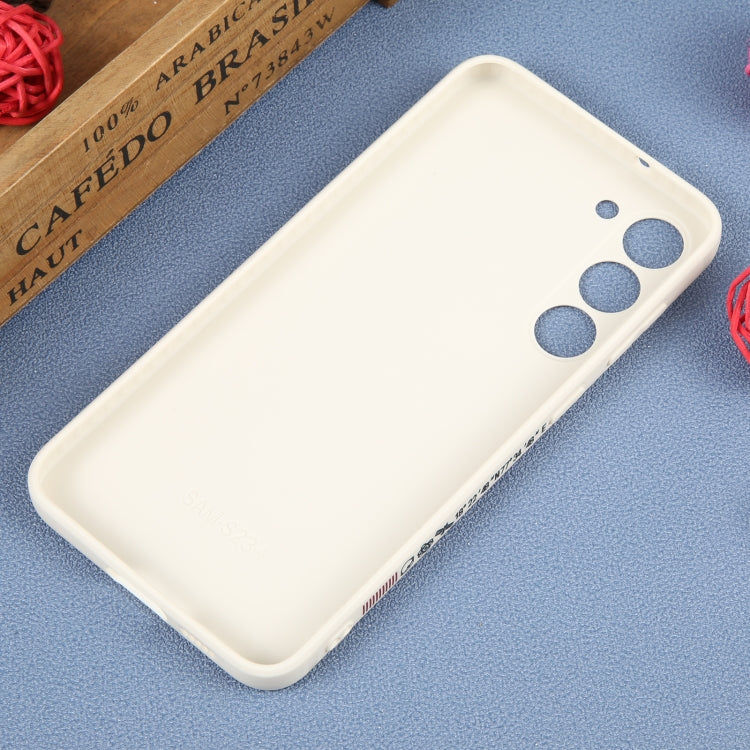 For Samsung Galaxy A21s Astronaut Pattern Silicone Straight Edge Phone Case(Flying Astronaut-White) - free shipping - PMC TechLife - Order now!