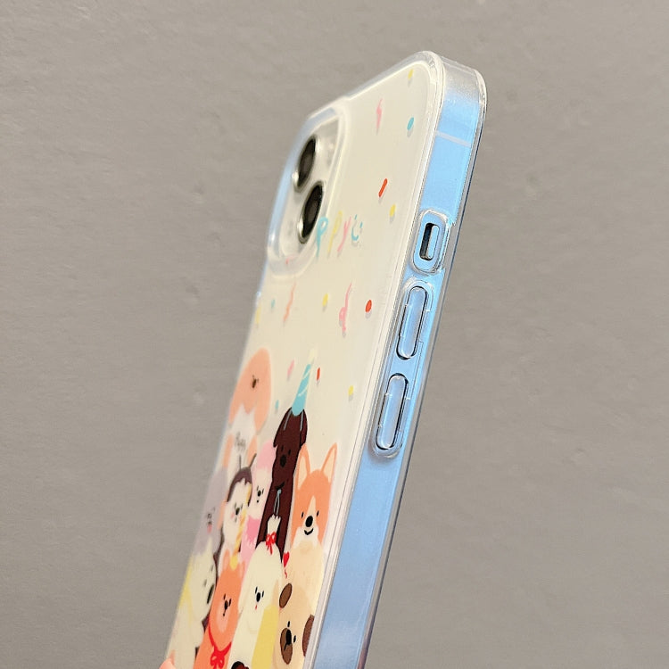 For iPhone 13 Pro IMD Cute Animal Pattern Phone Case(Dog) - free shipping - PMC TechLife - Order now!