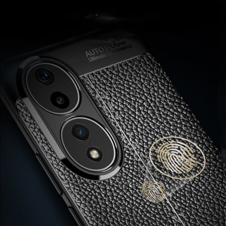 For Honor 90 Litchi Texture Shockproof TPU Phone Case(Blue) - free shipping - PMC TechLife - Order now!