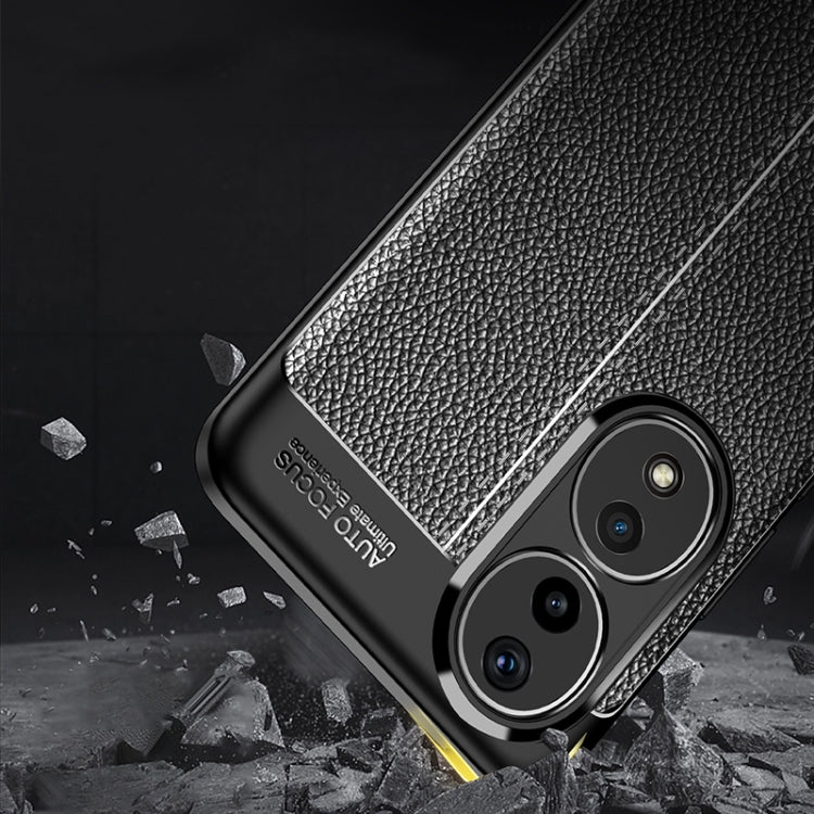 For Honor 90 Litchi Texture Shockproof TPU Phone Case(Blue) - free shipping - PMC TechLife - Order now!