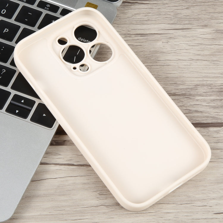 For iPhone 8 Plus / 7 Plus Milk Tea Astronaut Pattern Liquid Silicone Phone Case(Ivory White) - More iPhone Cases by PMC Jewellery | Online Shopping South Africa | PMC Jewellery