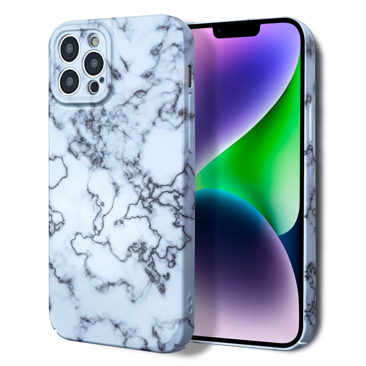 For iPhone 11 Marble Pattern Phone Case(Red White) - iPhone 11 Cases by PMC Jewellery | Online Shopping South Africa | PMC Jewellery