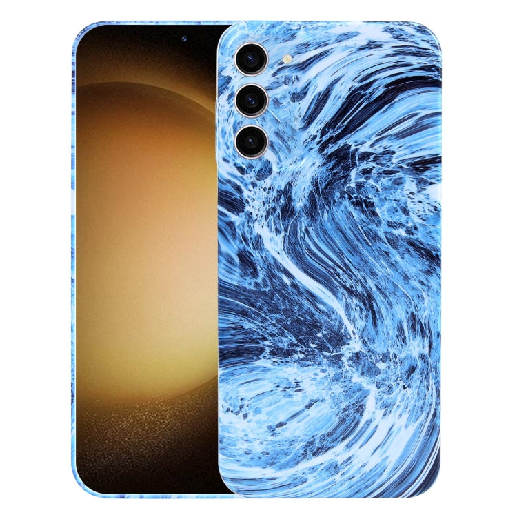 For Samsung Galaxy S23+ 5G Marble Pattern Phone Case(Navy Blue White) - free shipping - PMC TechLife - Order now!
