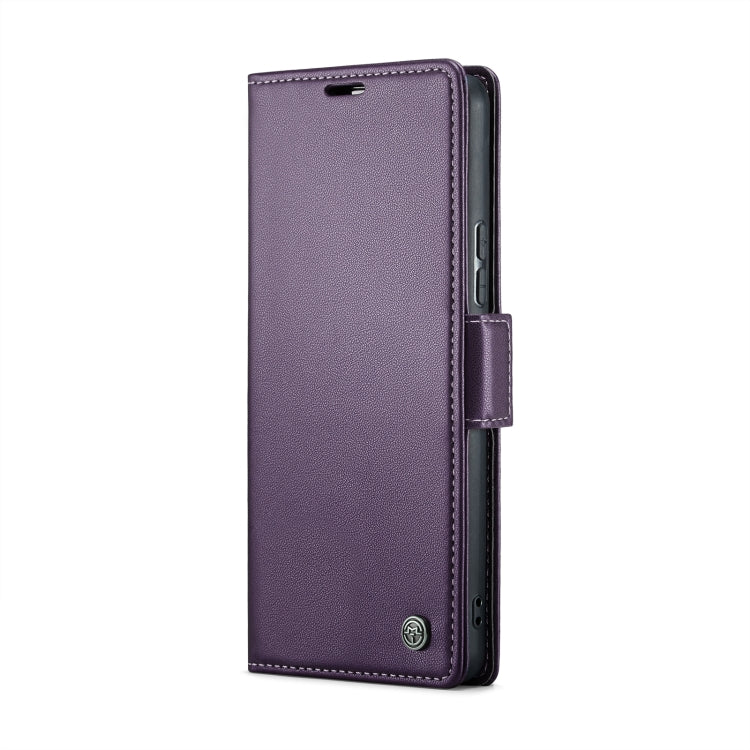 For Xiaomi 13 Lite CaseMe 023 Butterfly Buckle Litchi Texture RFID Anti-theft Leather Phone Case(Pearly Purple) - 13 Lite Cases by CaseMe | Online Shopping South Africa | PMC Jewellery