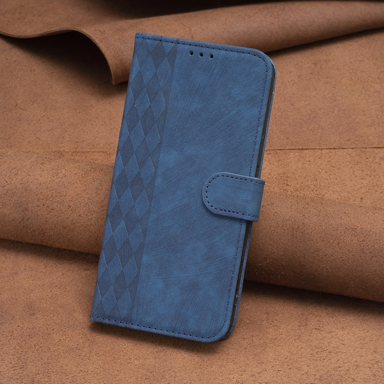 For Samsung Galaxy S23+ 5G Plaid Embossed Leather Phone Case(Blue) - free shipping - PMC TechLife - Order now!