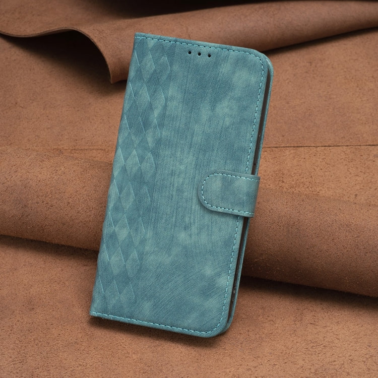 For Samsung Galaxy S20 FE Plaid Embossed Leather Phone Case(Green) - free shipping - PMC TechLife - Order now!