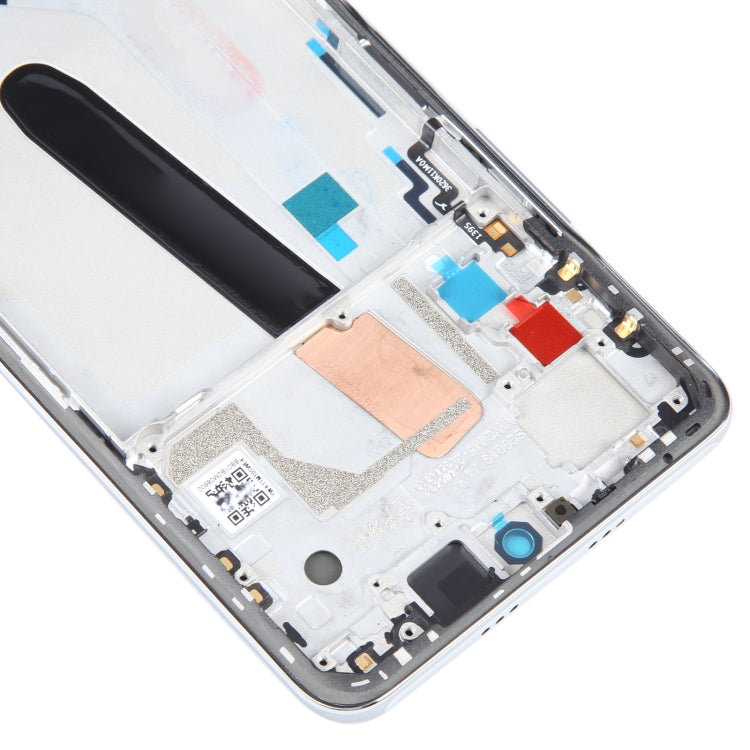 OLED LCD Screen For Xiaomi Redmi K40 Pro Digitizer Full Assembly with Frame(Silver) - LCD Screen by PMC Jewellery | Online Shopping South Africa | PMC Jewellery