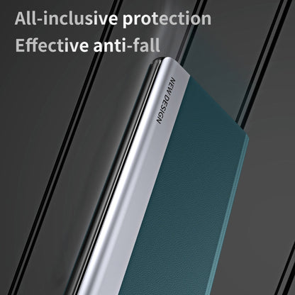 For Xiaomi Poco F5 Pro Side Side Electroplated Magnetic Leather Phone Case(Light Blue) - Xiaomi Cases by PMC Jewellery | Online Shopping South Africa | PMC Jewellery