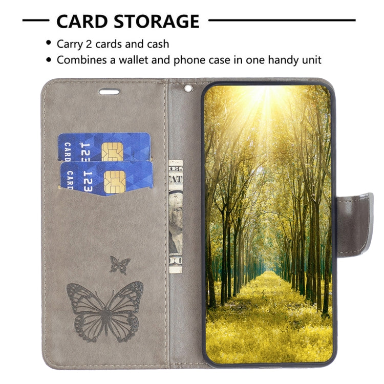 For Xiaomi Civi 3 5G Two Butterflies Embossing Leather Phone Case(Grey) - free shipping - PMC TechLife - Order now!