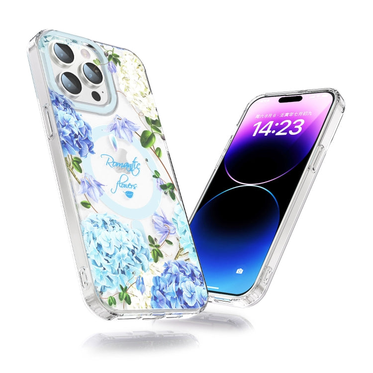 For iPhone 15 Pro Max MagSafe Magnetic TPU Phone Case(Small Floral) - free shipping - PMC TechLife - Order now!