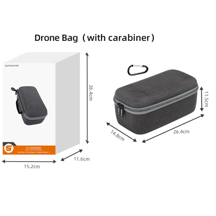 For DJI Mavic 3 Pro /  3 Classic / 3 Sunnylife Storage Bag Handbag Drone Body Bag - Backpacks & Bags by Sunnylife | Online Shopping South Africa | PMC Jewellery