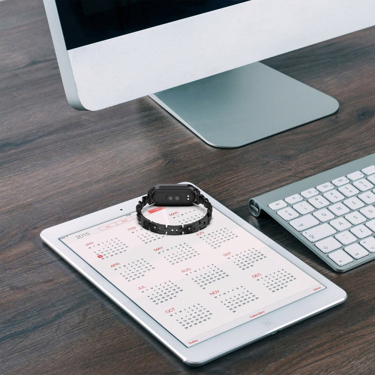 For Xiaomi Mi Band 8 Bracelet Replacement Watch Band(Black) - Watch Bands by PMC TechLife | Online Shopping South Africa | PMC TechLife