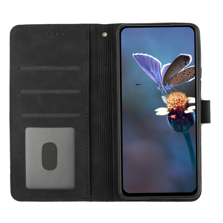 For Xiaomi Redmi Note 10 5G Flower Embossing Pattern Leather Phone Case(Black) - free shipping - PMC TechLife - Order now!