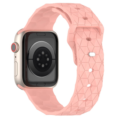 Football Texture Silicone Watch Band For Apple Watch 2 42mm(Pink) - Watch Bands by PMC Jewellery | Online Shopping South Africa | PMC Jewellery