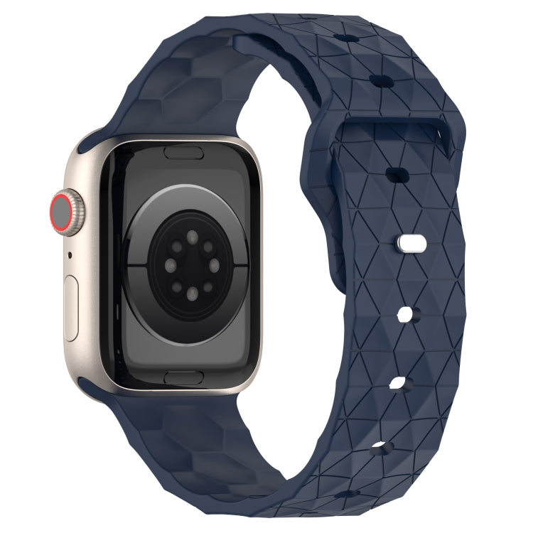 Football Texture Silicone Watch Band For Apple Watch 2 42mm(Midnight Blue) - Watch Bands by PMC Jewellery | Online Shopping South Africa | PMC Jewellery