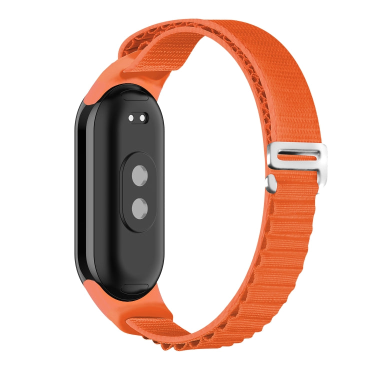 For Xiaomi Mi Band 8 Loop Nylon Watch Band(Orange) - Watch Bands by PMC TechLife | Online Shopping South Africa | PMC TechLife