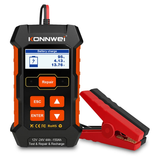KONNWEI KW520 12V / 24V 3 in 1 Car Battery Tester with Detection & Repair & Charging Function(UK Plug) - Code Readers & Scan Tools by KONNWEI | Online Shopping South Africa | PMC Jewellery