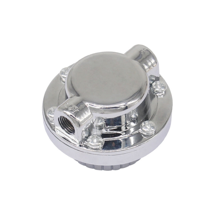 Car 8mm & 10mm Manual Adjustable 1-5psi Fuel Pressure Regulator Valve(Silver) - Engine Fittings by PMC Jewellery | Online Shopping South Africa | PMC Jewellery