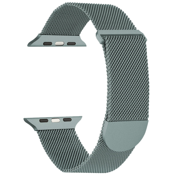 For Apple Watch Ultra 49mm Milanese Metal Magnetic Watch Band(Pine Green) - Watch Bands by PMC Jewellery | Online Shopping South Africa | PMC Jewellery