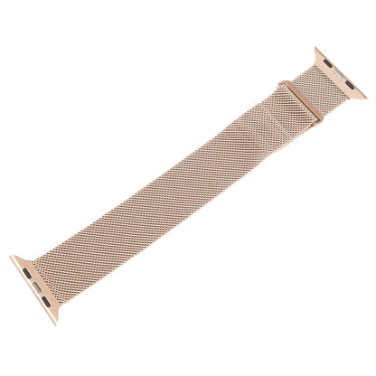 For Apple Watch 8 45mm Milanese Metal Magnetic Watch Band(Retro Gold) - Watch Bands by PMC Jewellery | Online Shopping South Africa | PMC Jewellery