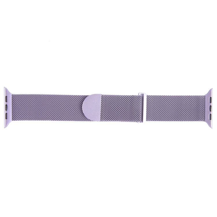 For Apple Watch 8 45mm Milanese Metal Magnetic Watch Band(Lavender Purple) - Watch Bands by PMC Jewellery | Online Shopping South Africa | PMC Jewellery